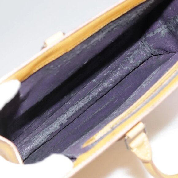 LOUIS VUITTON Epi Sac Plat Hand Bag Yellow - Picture 12 of 15